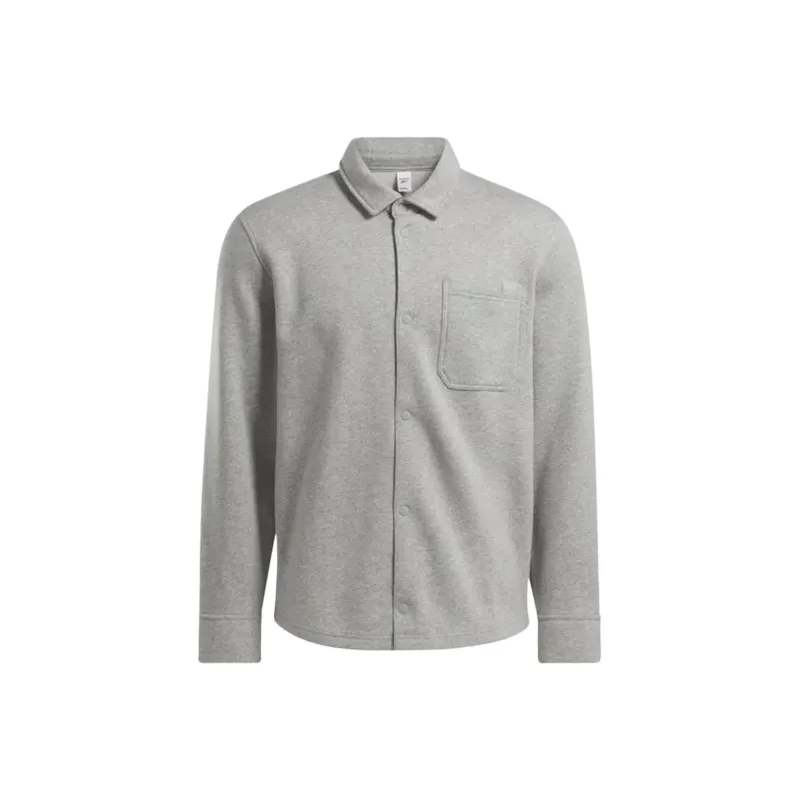 Reebok CLASSIC WDE FLC OVERSHIRT Jackets Coats Unisex Gray-0