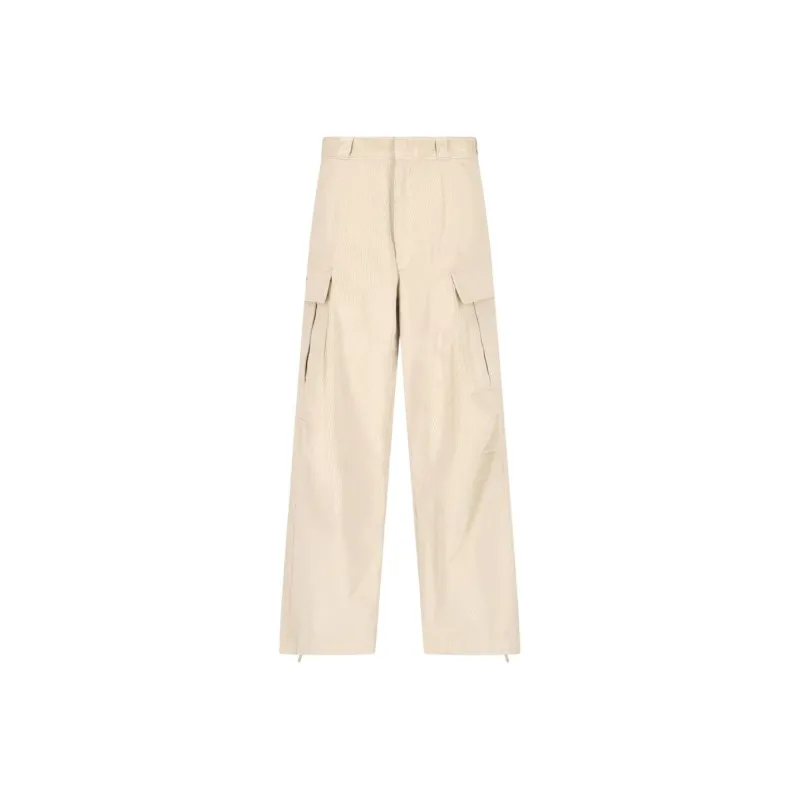 PRADA Cargo Pants Men Ecru-0