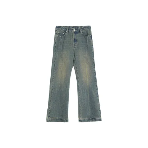 ROARINGWILD Jeans Unisex Vintage Yellow