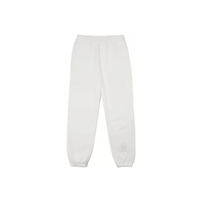 MLB New York Yankees Knitted Sweatpants Unisex White-0