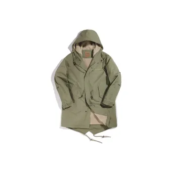 MADEN Trench Coat Men's Army Green
