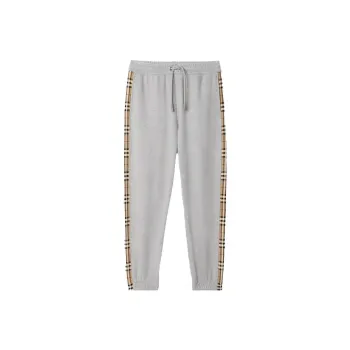 Burberry Casual Pants Men's Light Heather Gray