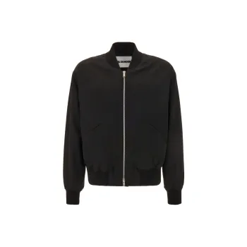JIL SANDER Zip Up Bomber Jacket