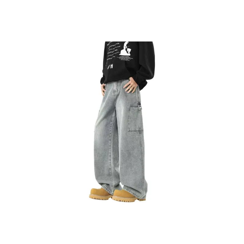 NOME Basic Versatile Loose Fit Straight Fit Pants Unisex-0