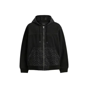 COACH Denim Jackets Men Black