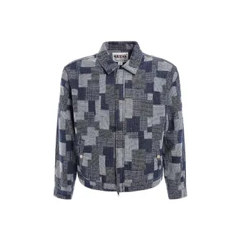 GUESS Jackets Men Blue