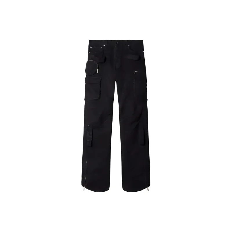 OFF WHITE Cargo Pants Men Black-0