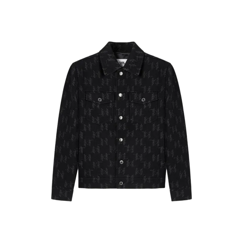 KARL LAGERFELD FW24 Jackets & Coats Men's Black-0