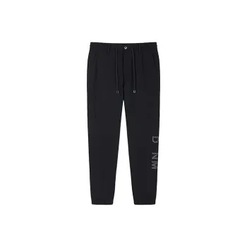 DAVID NAMAN Knitted Sports Pants Men's Black