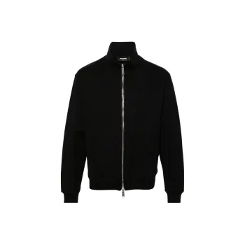 DSQUARED 2 Burbs Long Sleeved Zip-Up Sweatshirt