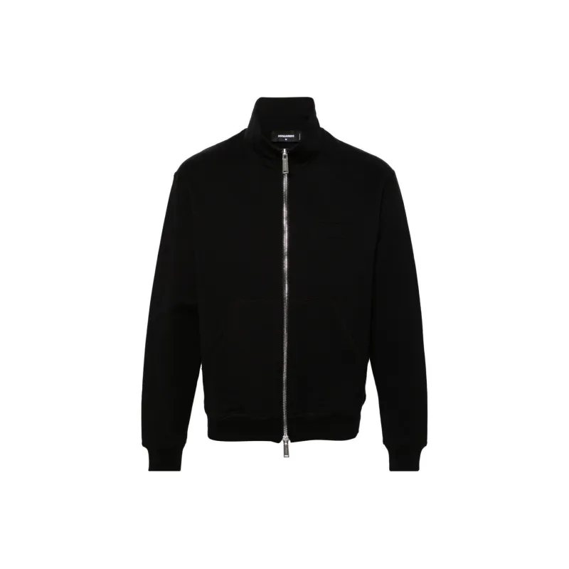 DSQUARED 2 Burbs Long Sleeved Zip-Up Sweatshirt-0