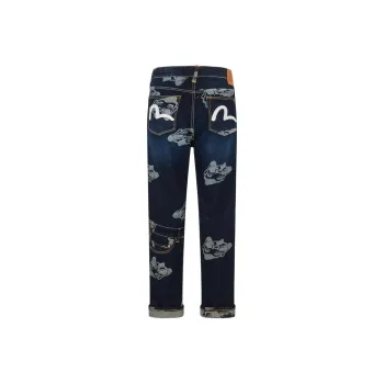 EVISU Jeans Men Denim Blue