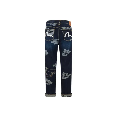 EVISU Jeans Men Denim Blue