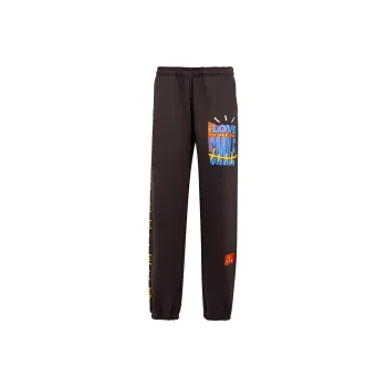 Travis Scott Knitted Sweatpants Men Umber