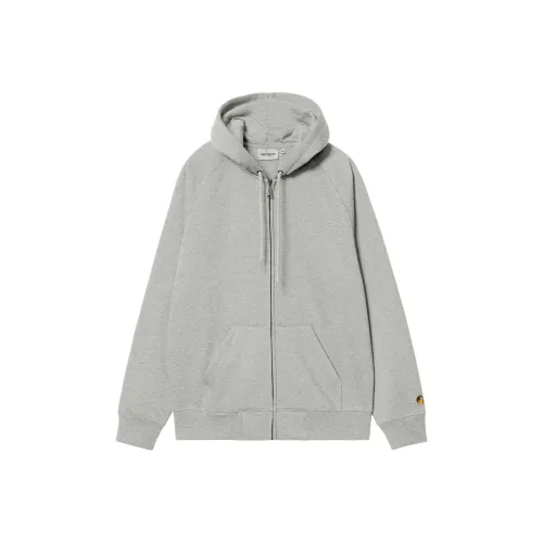 Carhartt WIP SS24 Hooded Chase Jacket Men's Gray