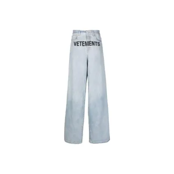 Vetements Logo embroidered Jeans