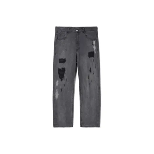 N-MAX Straight Jeans Men's Black