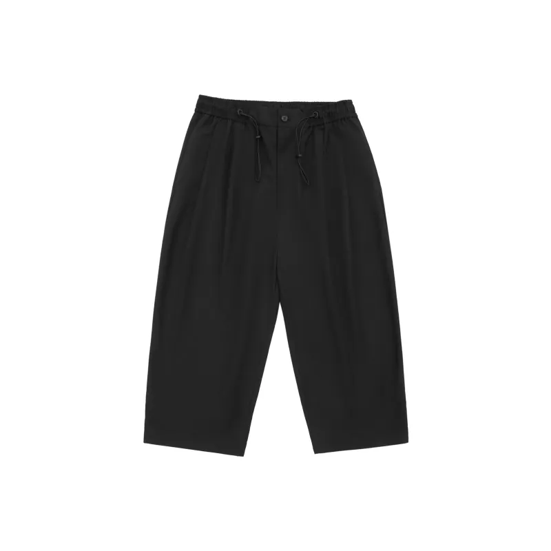MODITEC Wide Leg Casual Pants Unisex Black-0