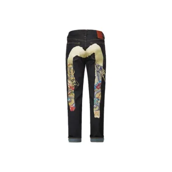 EVISU Jeans Men Denim Blue