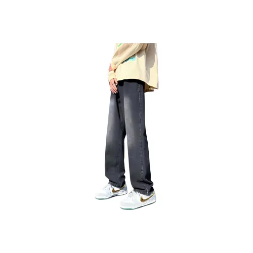 BENATRY Jeans Unisex Black Gray Color