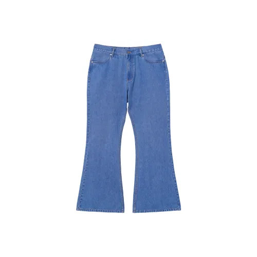 SIMPLE PROJECT Jeans Unisex Washed Blue