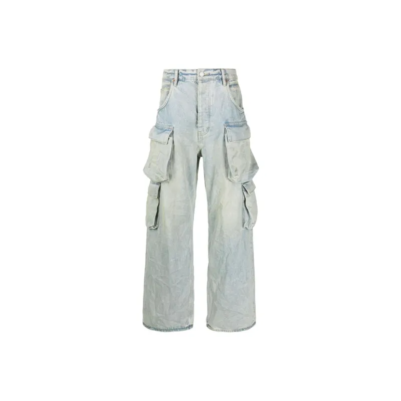 PURPLE BRAND P018 Mid rise Cargo Jeans-0