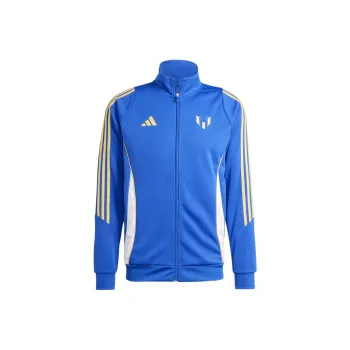 Adidas Pitch 2 Street Messi Track Jacket Stand Collar Jackets Men's Blue