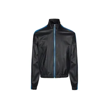 MARNI Leather Jackets Men Black