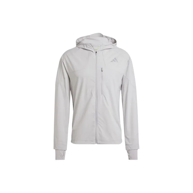 Adidas ADIZERO HE JK M Jacket Men's Light Gray-0