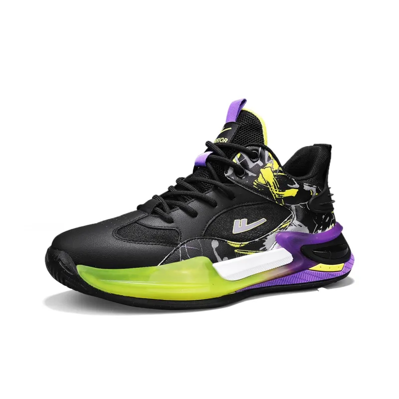 Warrior Slip Resistant, Abrasion Resistant, Breathable Low Top Basketball Shoes Men's-16