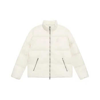 MLB MONOGRAM Collection Boston Red Sox 24FW Cropped Down Jackets Unisex Dark Cream