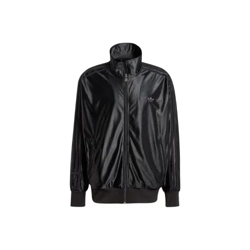 Adidas Originals Q3 Retro Sports Stand Collar Jackets Men's Black