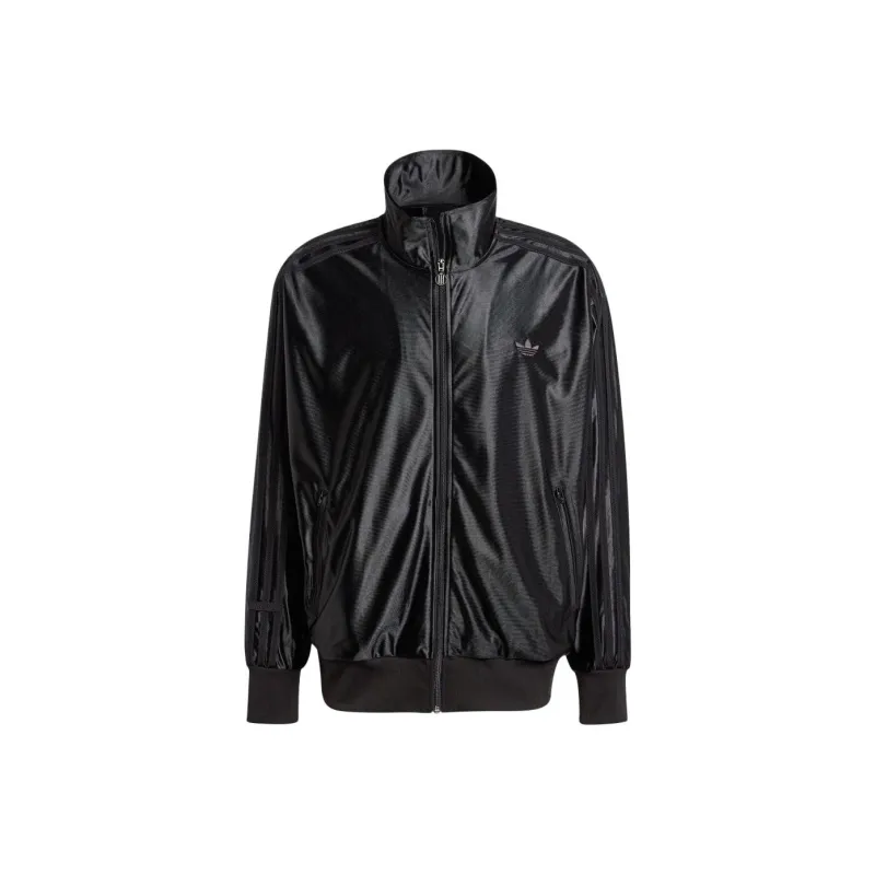 Adidas Originals Q3 Retro Sports Stand Collar Jackets Men's Black-0