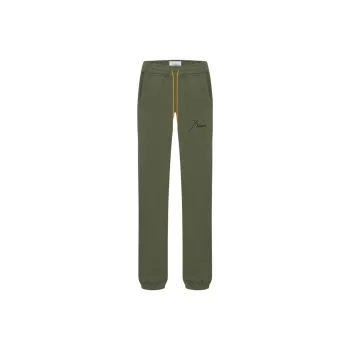 RHUDE Knitted Sweatpants Men Green