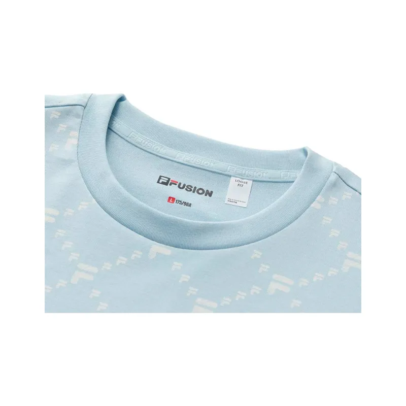 FILA FUSION FOB T Shirt Unisex Light Teal-2