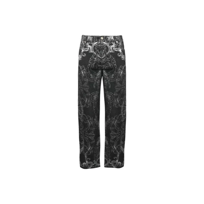 VERSACE Patterned Jeans-0