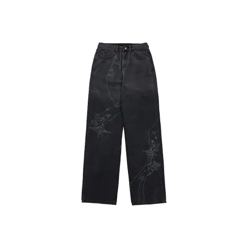 GRKC Straight Jeans Fall Unisex Black