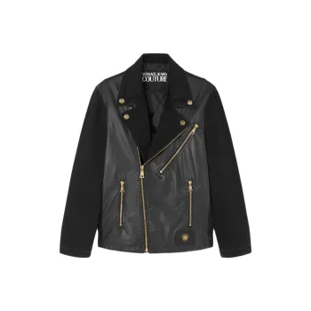 VERSACE JEANS COUTURE Jackets Coats Men's Black