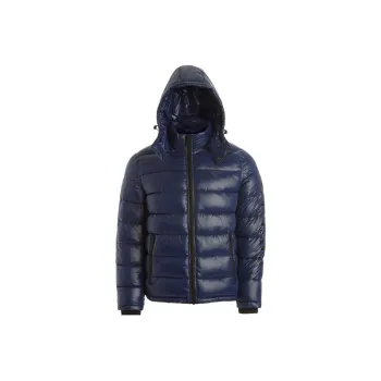 GUESS Anthony Logo Down Jacket Jackets Coats Men's Blue