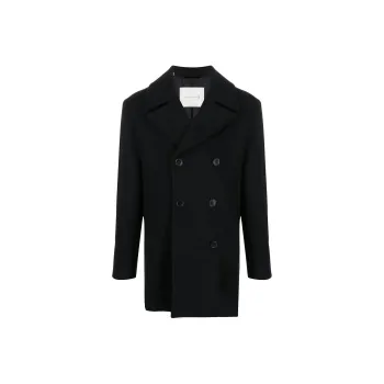 Mackintosh Dalton Double breasted Wool Peacoat