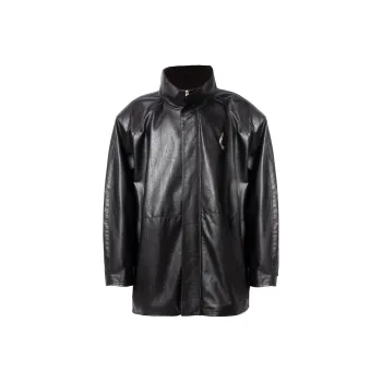 RELABEL Leather Jackets Unisex Black