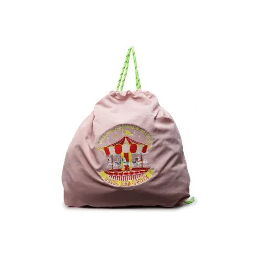 BUBM High Density Waterproof Cloth Backpack Women's White Beige/Gray/Pink/Black