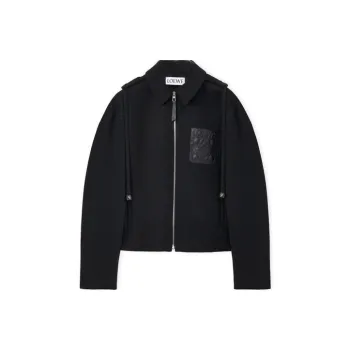 LOEWE Anagram FW22 Parka Coat Men's Black
