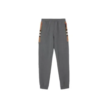 Burberry Check Panel Track Pants