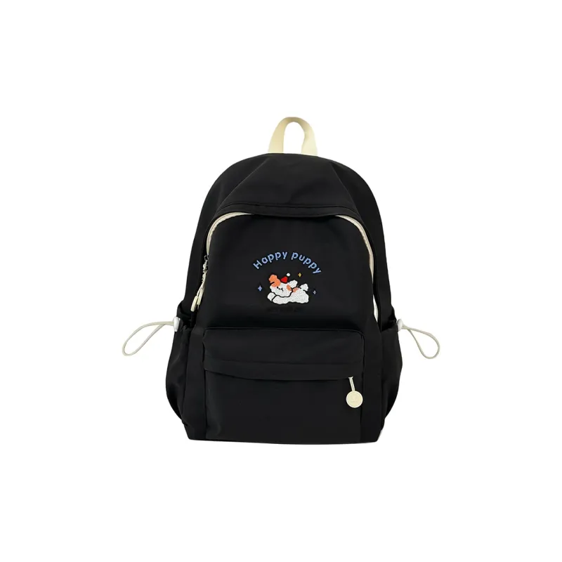 URBAN FOREST Nylon Backpack Unisex Blue/Yellow/Black/White-11