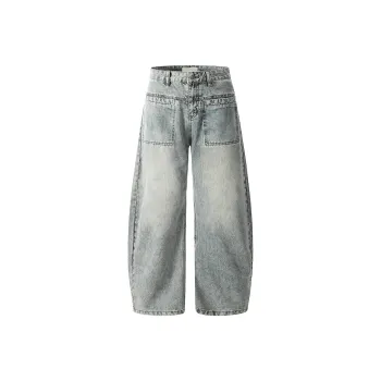 GBXM Jeans Unisex Washed Blue