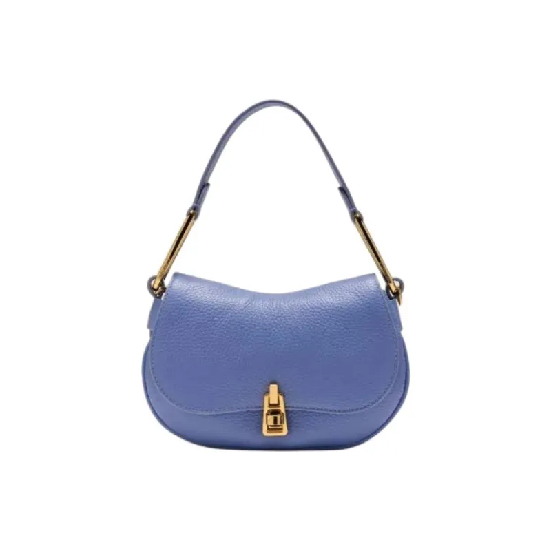 COCCINELLE Magie Cow Leather Shoulder Bag, Crossbody Bag, Handbag Mini Women's Blue-0