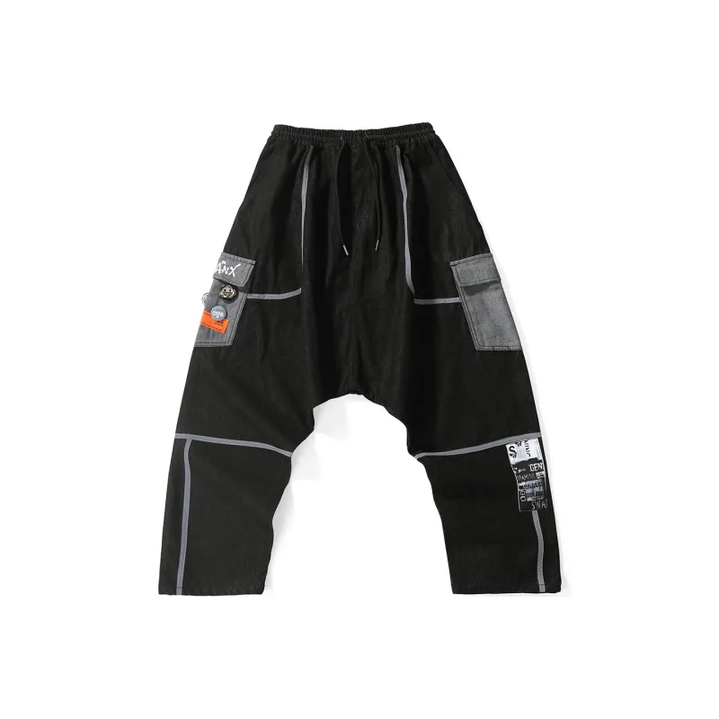 GENANX Baggy Pants Jeans Unisex-0
