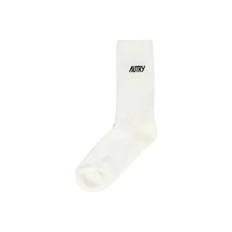 AUTRY Mid Calf Socks Unisex 1 Pack Cream-0