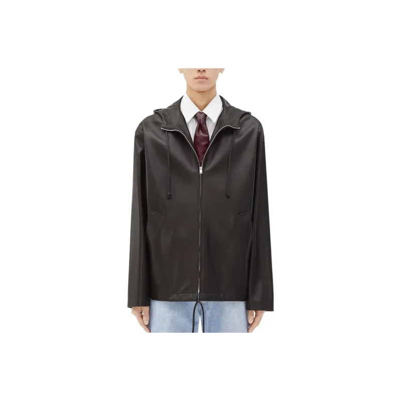 Bottega Veneta SS24 Leather Jacket Men's Kohlrabi Green-0